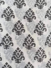 Indian Cotton Block Print Fabric by the Yard -Sewing and Quilting Fabric - Rohiyaan